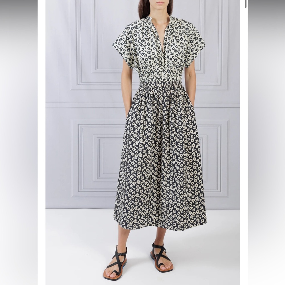 NWT Apiece Apart Fabiana Cut-Out Maxi Dress